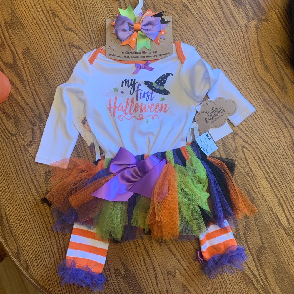 4 piece Halloween outfit 9 months